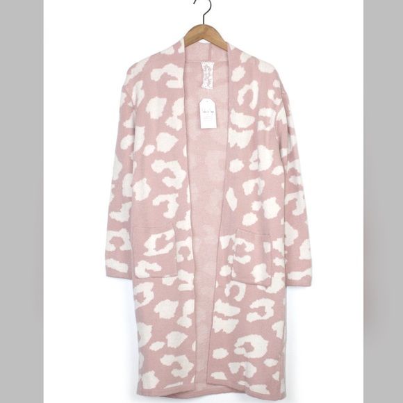 baby leopard cardigan